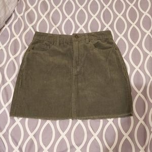 Corduroy skirt